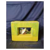 McCoy USA Ceramic Rectangular Planter with Bird Motif