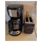 Hamilton Beach Coffee Maker and Toastmaster Pastry Toaster