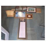 Assorted Framed Wall Art and Photo Frames
