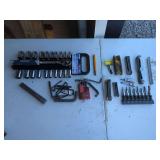 Hand Tool Collection Including Quinn Socket Set and Hex Keys