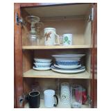 Kitchenware Collection Including Mugs, Bowls, and Plates