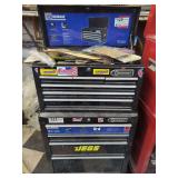 Kobalt Rolling Tool Chest and Cabinet with Assorted Supplies