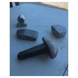 Three Martin Automotive Body Repair Dollies