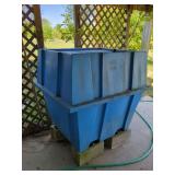 Blue Polyethylene Bulk Storage Container