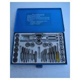 40-Piece SAE Tap and Die Set with Metal Case