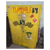 Lyon Metal Products Flammable Liquid Storage Cabinet with Assorted Paints and Supplies