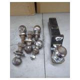 Towing Hitch Receiver with Assorted Trailer Balls
