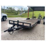 26ft Dual Axle Utility Trailer with Ramps