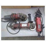 Milwaukee Power Tools Including Angle Grinders and Die Grinder