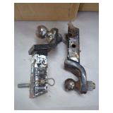 Set of Two Vehicle Trailer Hitch Receivers with Balls
