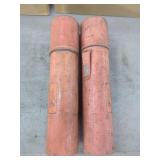 Two Welding Electrode Storage Canisters with Assorted Electrodes