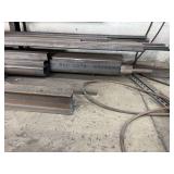 20ft Steel I-Beam and Assorted Metal Stock