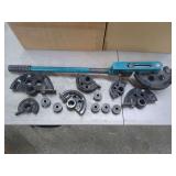 Manual Pipe and Tubing Bender Set with Multiple Dies