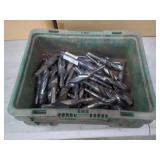 Metal Drill Bits in Storage Bin