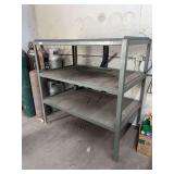 Three-Tier Metal Industrial Storage Rack