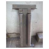 Adjustable Steel Material Support Roller Stand