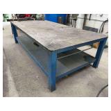 Industrial Steel Fabrication Work Table, 10ft x 5ft