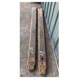 Pair of 6ft Forklift Fork Extensions