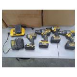 DeWalt 20V Max Power Tool Lot with Chargers