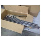 Metal Rods, Threaded Bolts, and Masonry Drill Bits