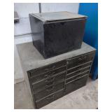 Industrial Metal Multi-Drawer Storage Cabinet