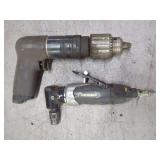 Pneumatic Drill and Kobalt Right Angle Die Grinder Set