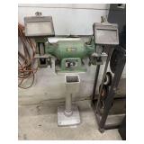Ingersoll-Rand Bench Grinder on Pedestal Stand