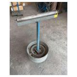 Adjustable Material Support Roller Stand