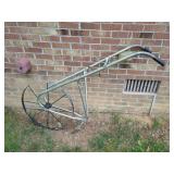 Single-Wheel Manual Garden Plow