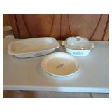 Corning Ware Blue Cornflower Pyroceram Cookware Set
