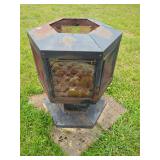 Hexagonal Metal Outdoor Fire Pit