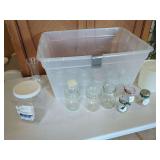 Glass Canning Jars and Storage Containers