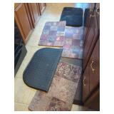 Kitchen Floor Mats, Set of Five