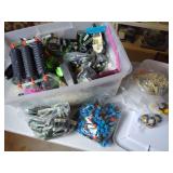 Construction Toy Building Components and Vehicle Parts