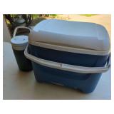 Igloo Cooler and Coleman Beverage Jug Set