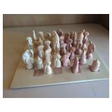 Stone Chess Set with Board