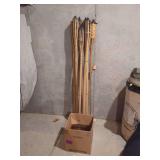Bamboo Tiki Torches with Fuel Canisters