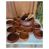 Goodwood Genuine Teak Salad Bowl Set