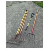 Garden Hand Tools, Set of Four