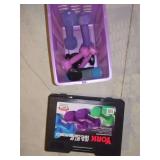 York Vinyl-Coated Dumbbell Set with Storage Case and Basket