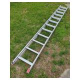Werner Saft-Master Type III Aluminum Extension Ladder Model D-1124-2