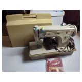 Singer Fashion Mate Model 237 Sewing Machine with Case and Manual