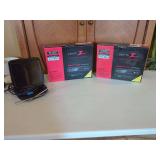Zenith DTT901 Digital TV Tuner Converter Boxes and Aiwa Portable Stereo