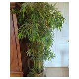 Artificial Bamboo Plant in Woven Planter