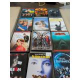 12 DVD MOVIES - HUNGER GAMES - ROCKY - X MEN - NOTE BOOK AND ETC