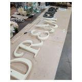 WALL HANGING LETTERS