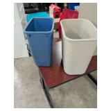 2 BATHROOM TRASH CANS