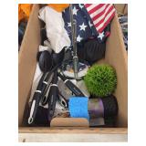 BOX OF MISC KITCHEN UTENSILS