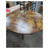 NEW - ROUND FARMHOUSE DINING TABLE 47X30