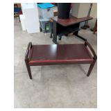 CHERRY FINISH BENCH SEAT 44X20X19